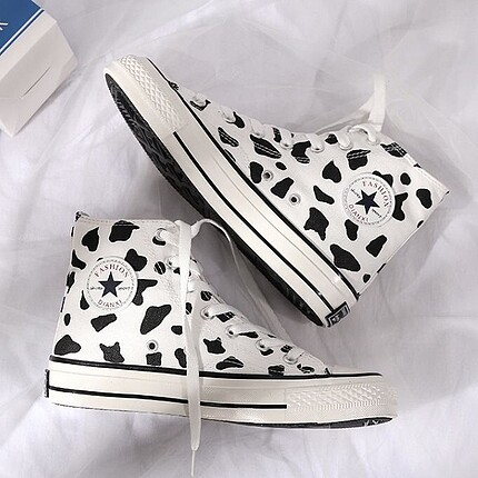 Converse İnek Desenli Converse