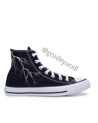 Şimşek Desenli Converse