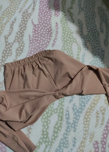 xxl Beden çeşitli Renk Bej Kadın Rahat Kesim tayt Pantolon