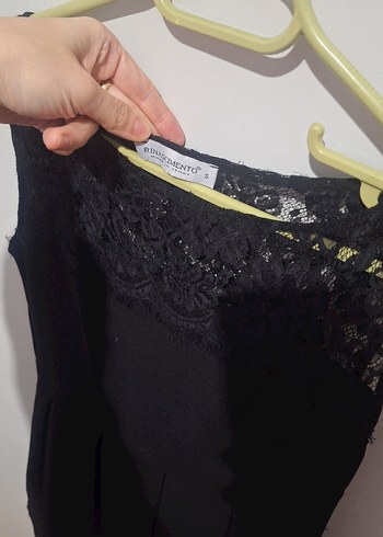 ithal dantel mini elbise giyilmemis - Görsel 4