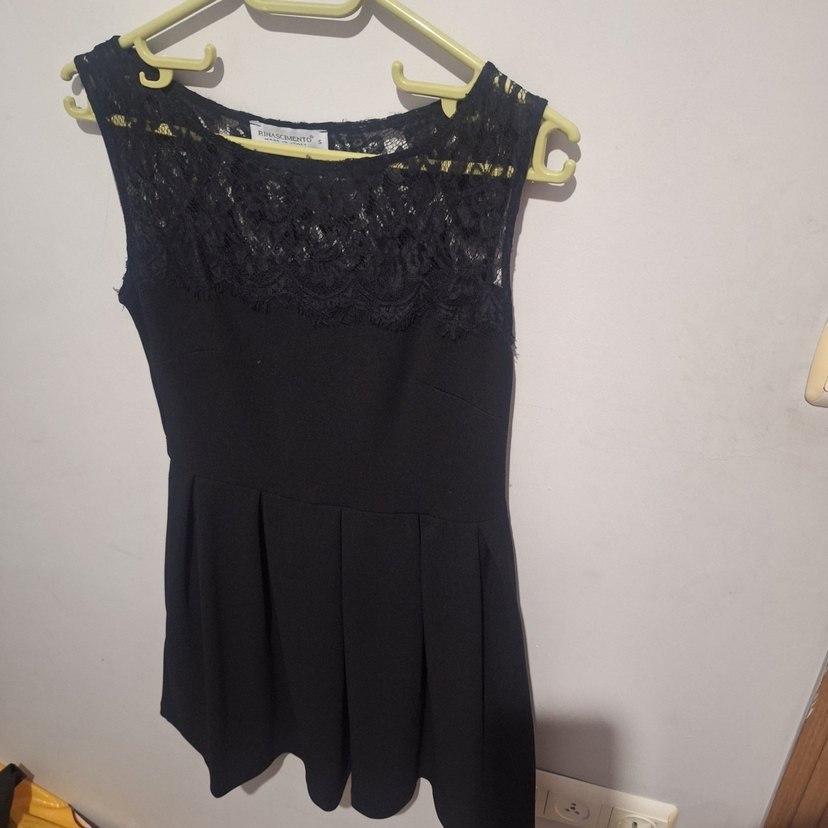 ithal dantel mini elbise giyilmemis - Görsel 5