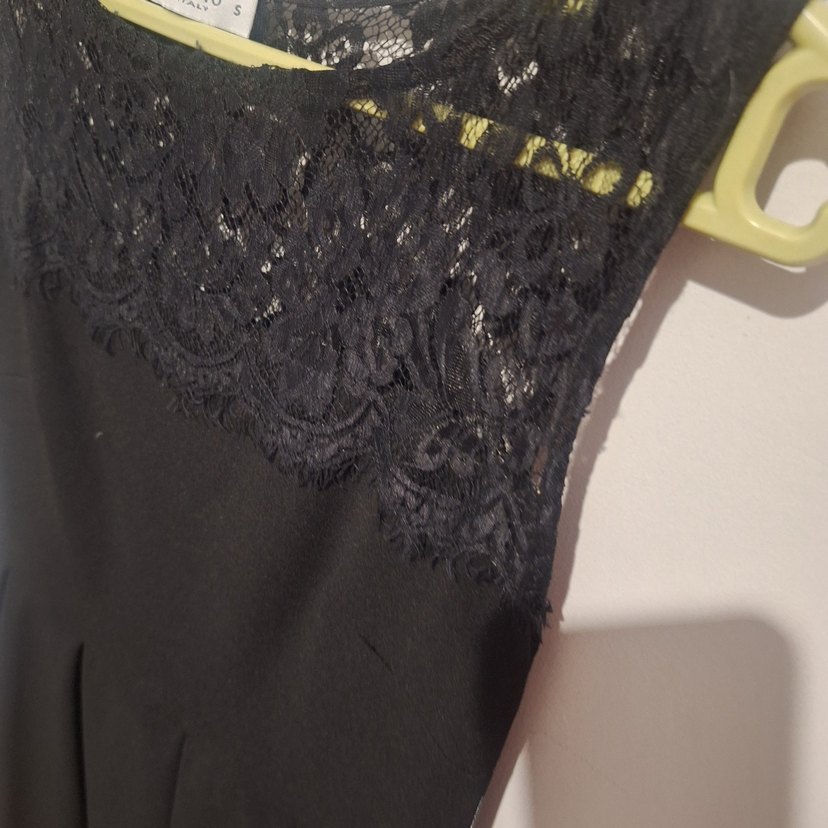 ithal dantel mini elbise giyilmemis - Görsel 3