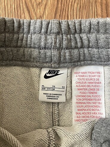 13-14 Yaş Beden gri Renk nike erkek çocuk eşofman