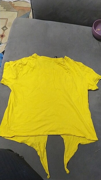 H&M Sarı yazlık h&m tişört 