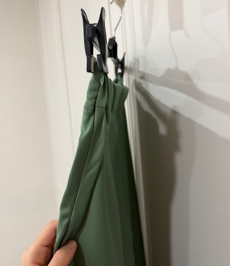 Yeşil Uzun saten Kadın Etek - Görsel 3