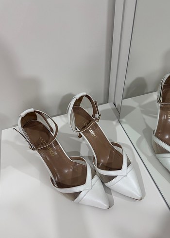 Kırık beyaz tasarım Lea gelin ayakkabısı - Görsel 4