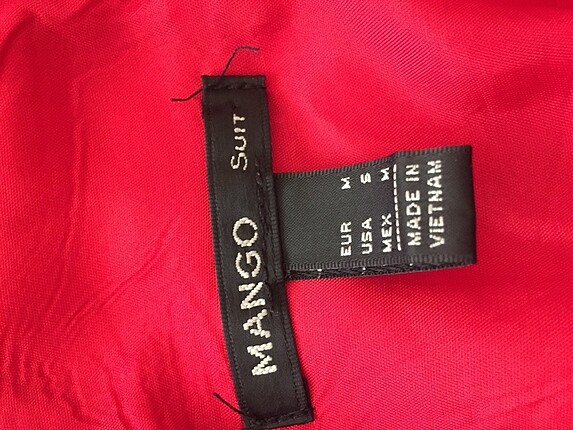 m Beden Mango suit