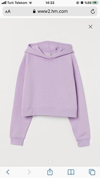 H&M kapüşonlu Sweatshirt