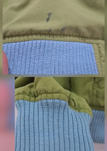 Yeşil Kapüşonlu Fermuarlı Yağmurluk - Görsel 11