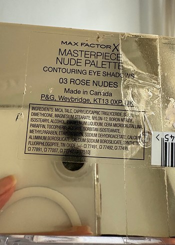 Max Factor 03 Rose Nudes Far Paleti - Görsel 5