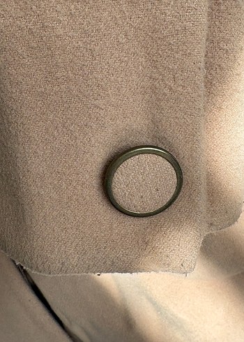 Bej Tokalı Kadın Kaban - Görsel 3