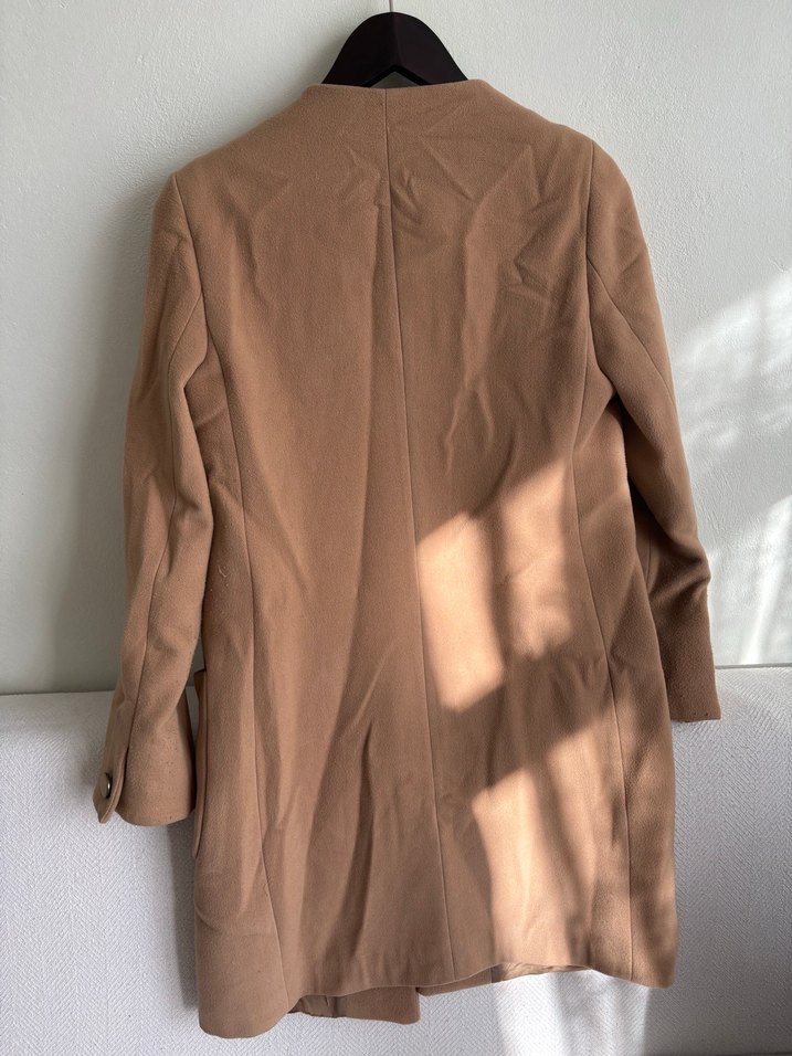 Bej Tokalı Kadın Kaban - Görsel 2