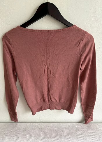 Boncuk Detayli Triko Hırka - Görsel 2