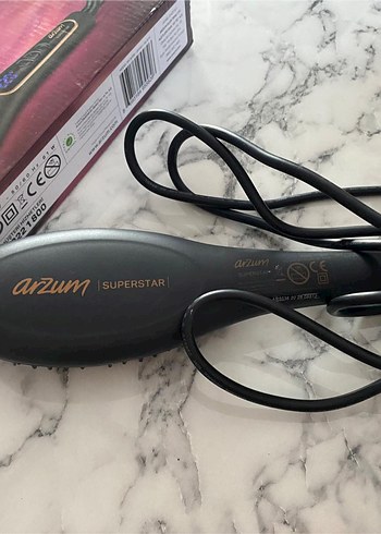 Arzum Arzum Superstar Kahverengi Saç Düzleştirici Fırça