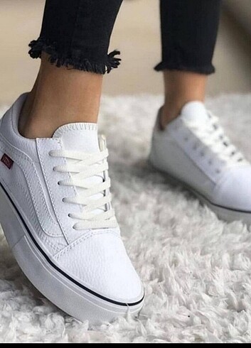 Vans spor ayakkabı beyaz 