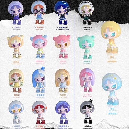 Beden Renk INN Blind Box Figür