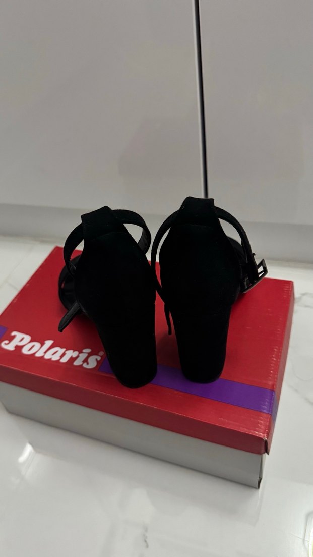 SOHO Siyah Tokalı Kadın Topuklu Ayakkabı - Görsel 2