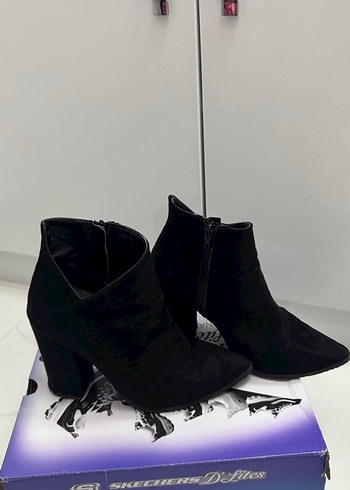 Siyah Süet Kadın Bot bilek boy - Görsel 2