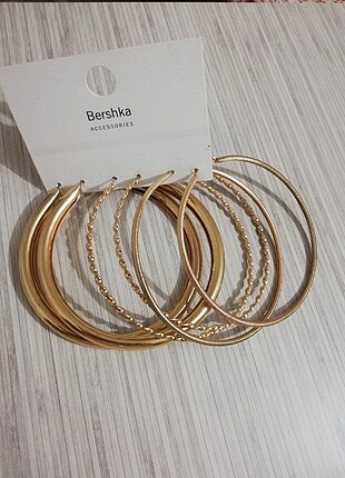 Bershka maxi boy 3'lü halka küpe