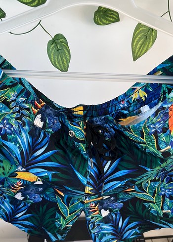 Filesiz Desenli Mini Erkek Şort Mayo - Görsel 3