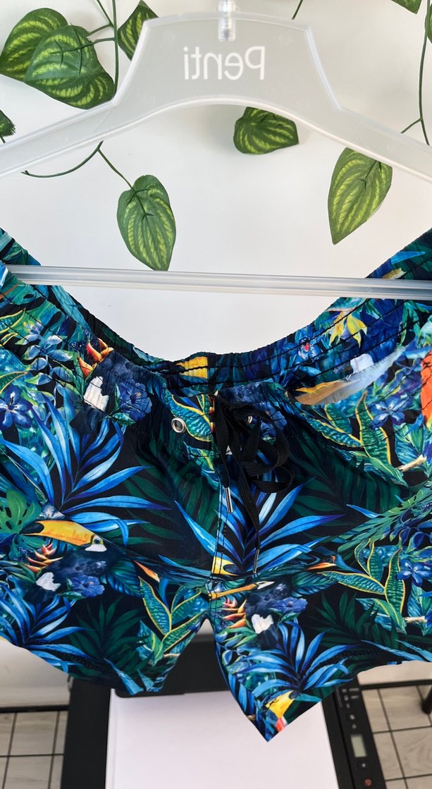 Filesiz Desenli Mini Erkek Şort Mayo - Görsel 3