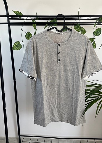 Gri Ekose Desenli Erkek Kısa Kollu Pijama Takımı - Görsel 3