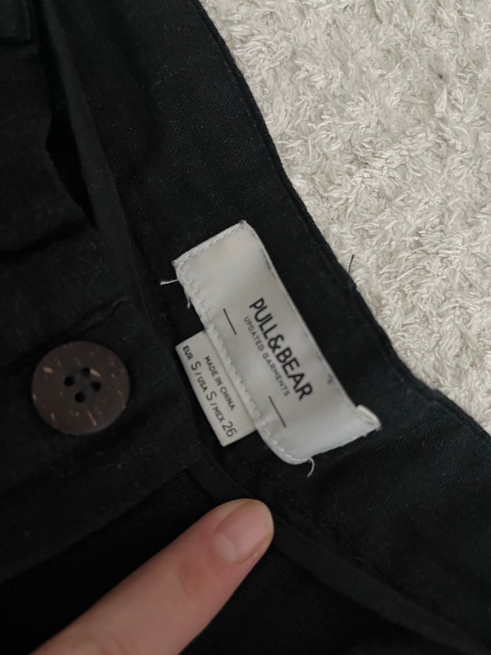 Pull and bear Keten Salaş Pantolon - Görsel 4