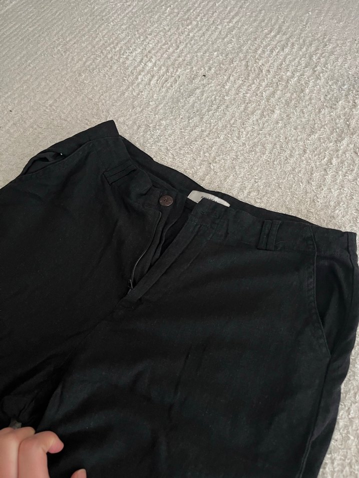 Pull and bear Keten Salaş Pantolon - Görsel 3