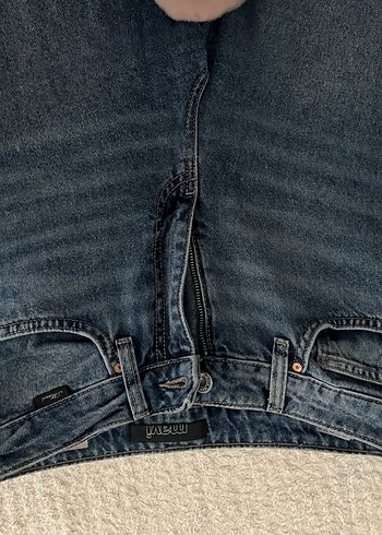 Kadın Mavi Denim Regular Fit Jean - Görsel 3