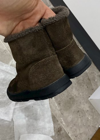 Erkek Çocuk Kahverengi Süet Kürklü Bot - Görsel 3