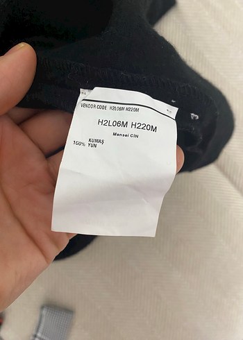 Düğmeli Emporıo Armanı Siyah Kadın Kaban - Görsel 5