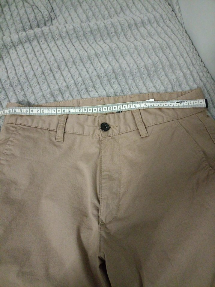 Bej Erkek Regular Fit Pamuk Pantolon - Görsel 5