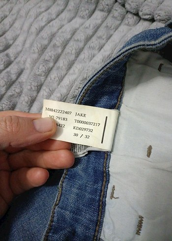 Erkek Mavi Denim Regular Fit Günlük Kot Pantolon - Görsel 4