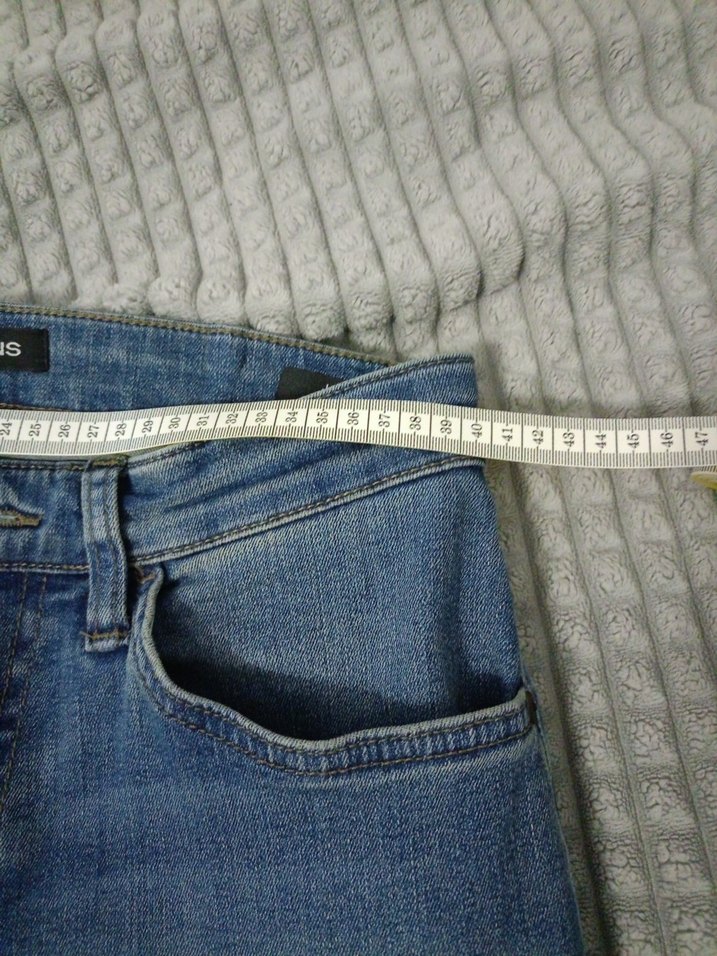 Erkek Mavi Denim Regular Fit Günlük Kot Pantolon - Görsel 5