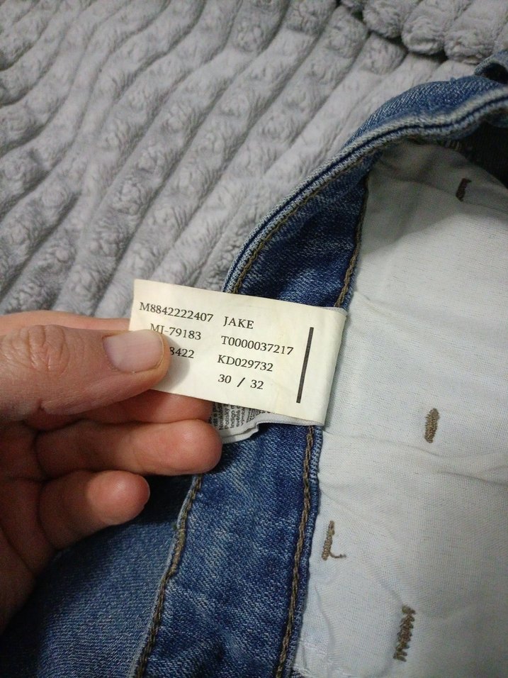 Erkek Mavi Denim Regular Fit Günlük Kot Pantolon - Görsel 4