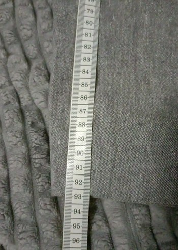 Gri ErkekKeten Kumaş Pantolon - Görsel 2