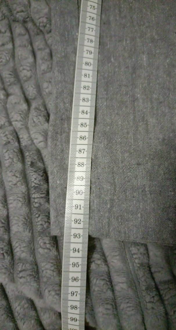 Gri ErkekKeten Kumaş Pantolon - Görsel 2