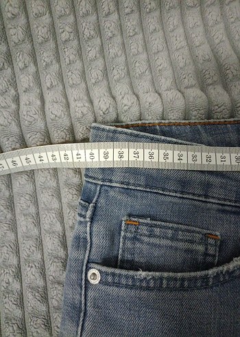 Gri Midi Boy Normal Kesim Kadın Kot Pantolon - Görsel 4