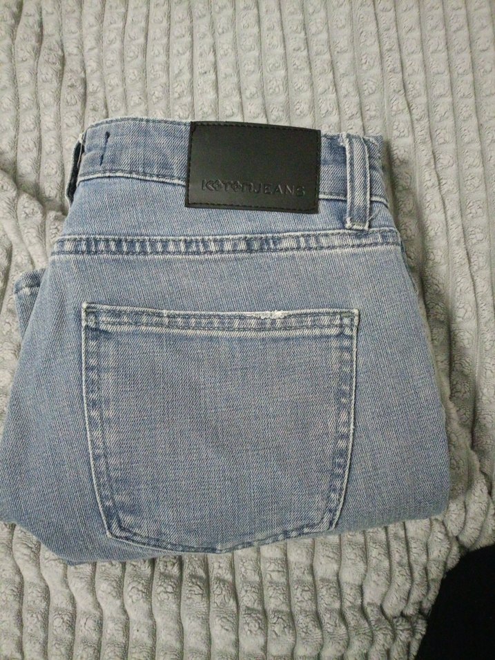 Gri Midi Boy Normal Kesim Kadın Kot Pantolon - Görsel 3