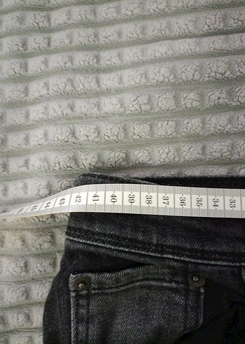 Gri Bol Kesim Erkek Kot Pantolon - Görsel 2