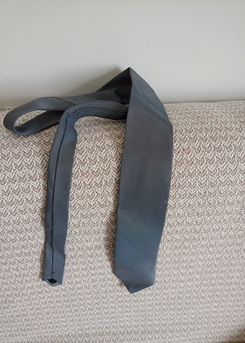 Gri Basic Erkek Kravat