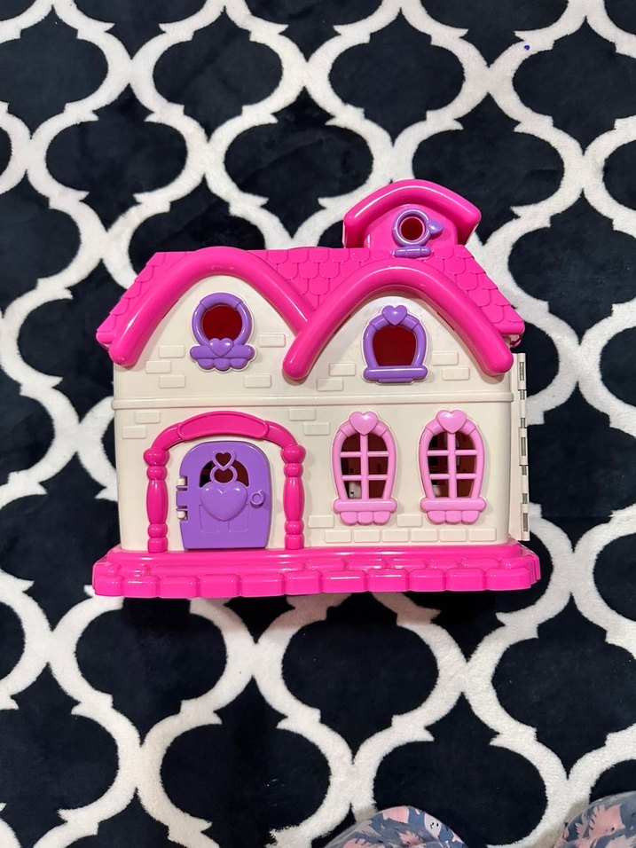 Renkli Pembe Oyuncak Ev - Görsel 3