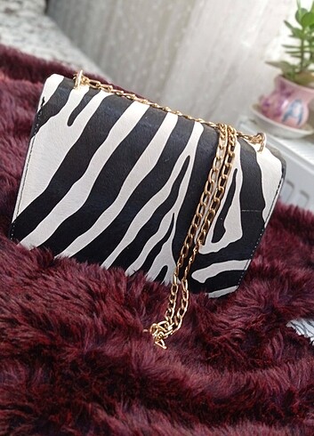 Şık Zebra çanta