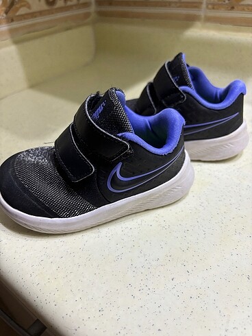 21 Beden siyah Renk Nike bebek ayakkabı