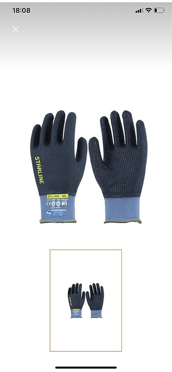 Starline 1006 köpük nitril eldiven
