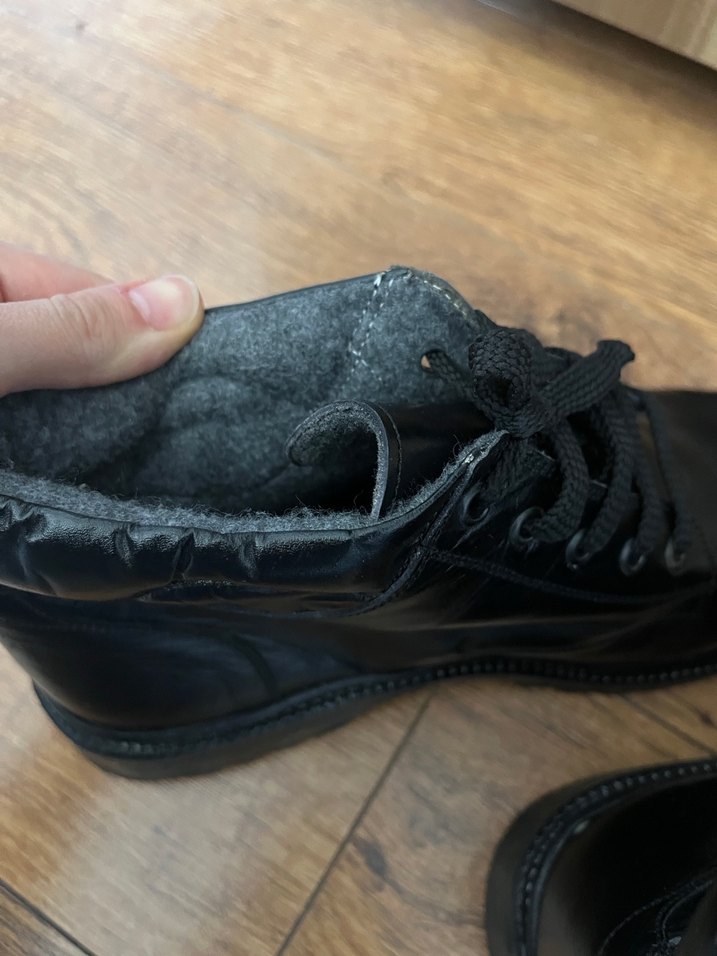 Erkek Siyah Deri Bağcıklı Klasik Bot - Görsel 3