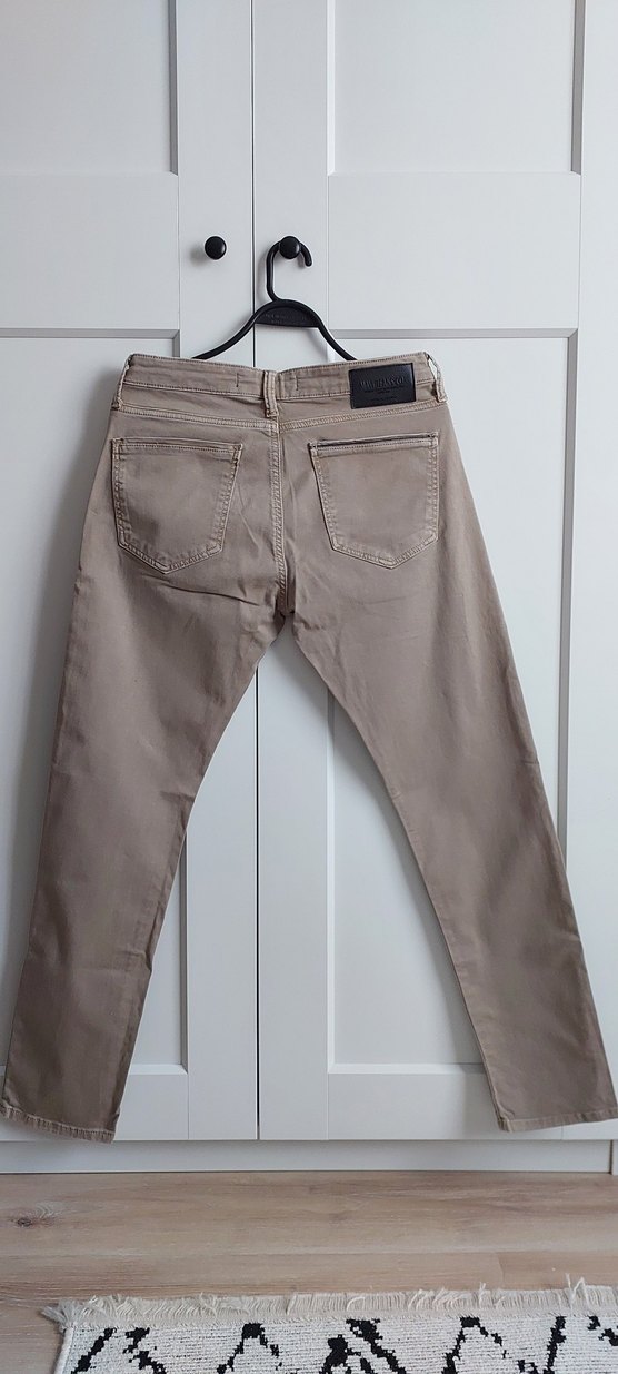 Jake Koyu Bej Gabardin Pantolon - Görsel 3