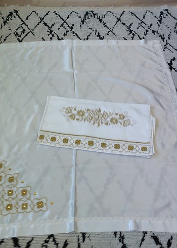 İğne Oyası Bohça ve Havlu Seti - Görsel 4