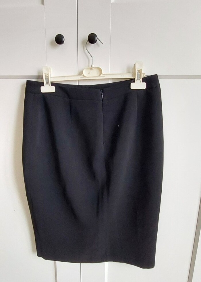 Önden Yırtmaçlı Kalem Etek - Görsel 3