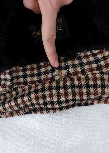 %100 SAF YÜN İÇİ KÜRKLÜ KABAN - Görsel 5